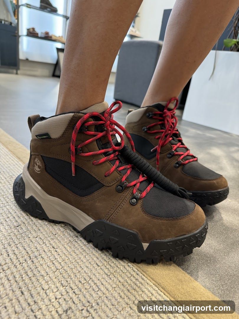 Hiking Boots Display