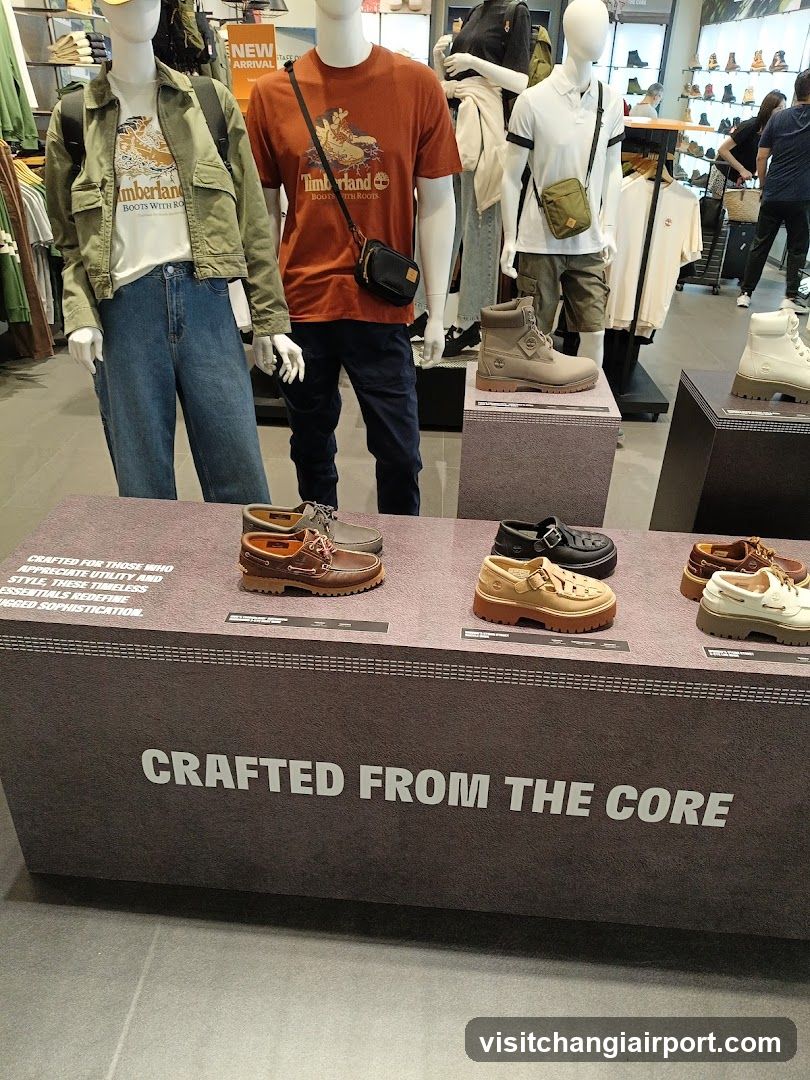 Timberland Store Interior Display