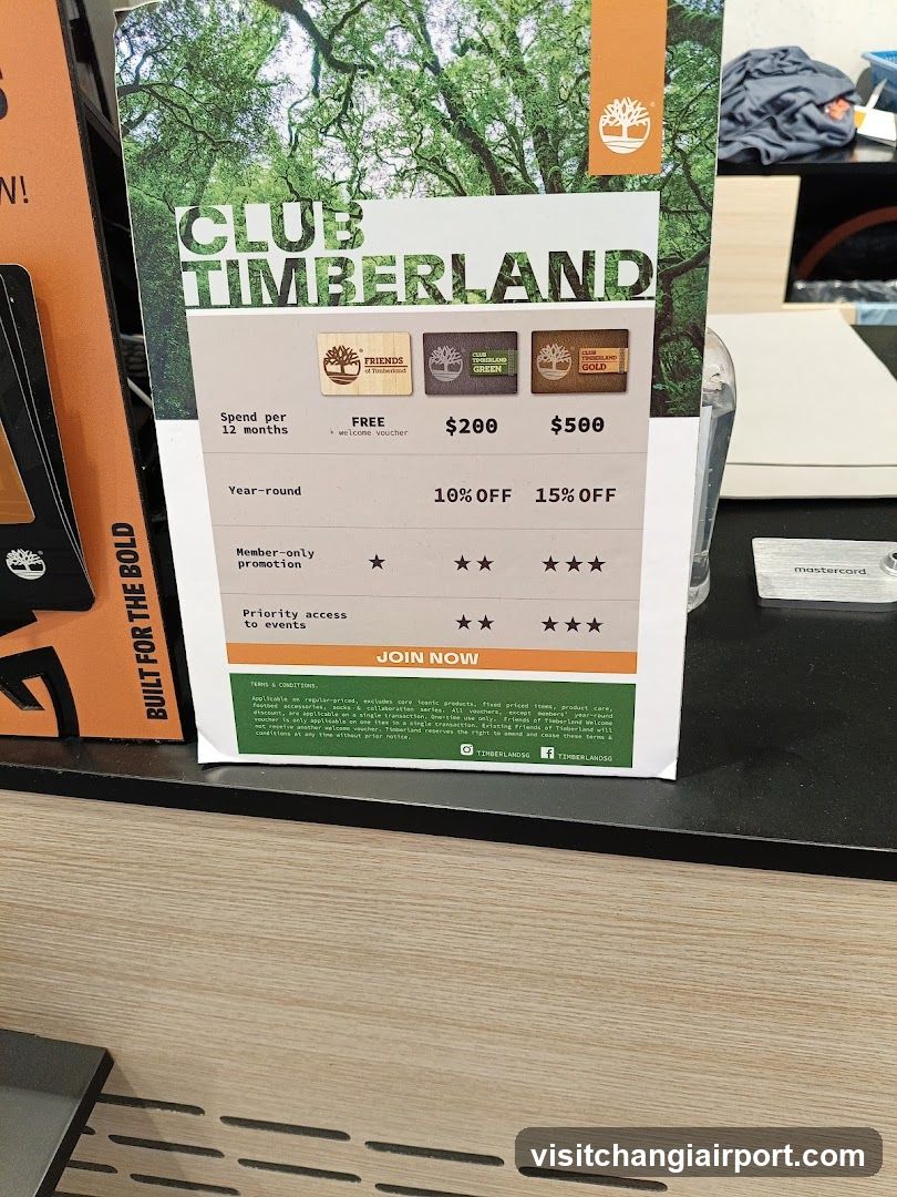 Club Timberland Membership Flyer