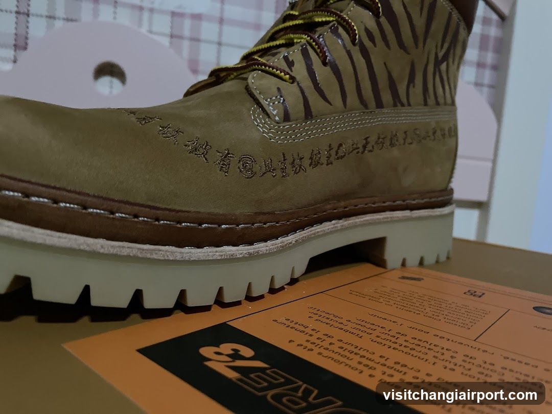 Suede Boot with Tiger Print Detail