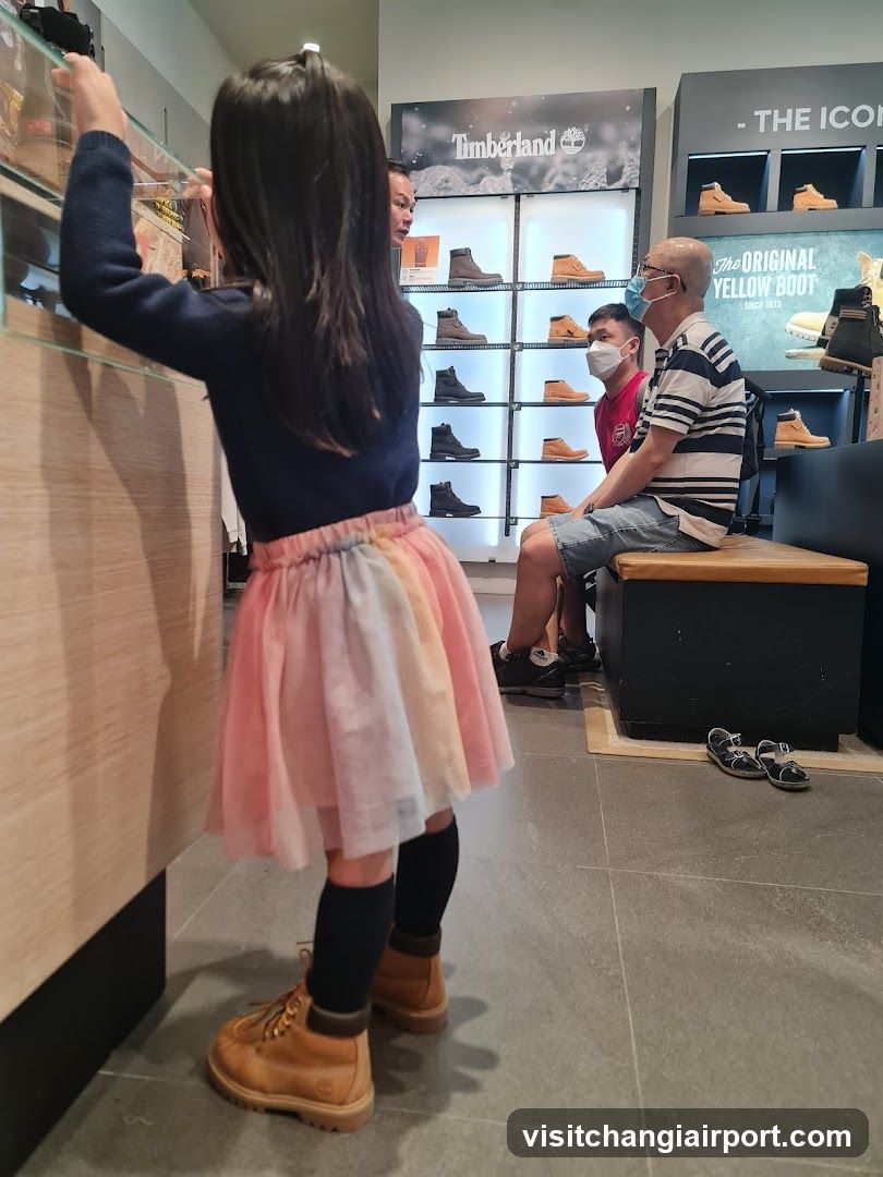 Shoe Store Interior Scene