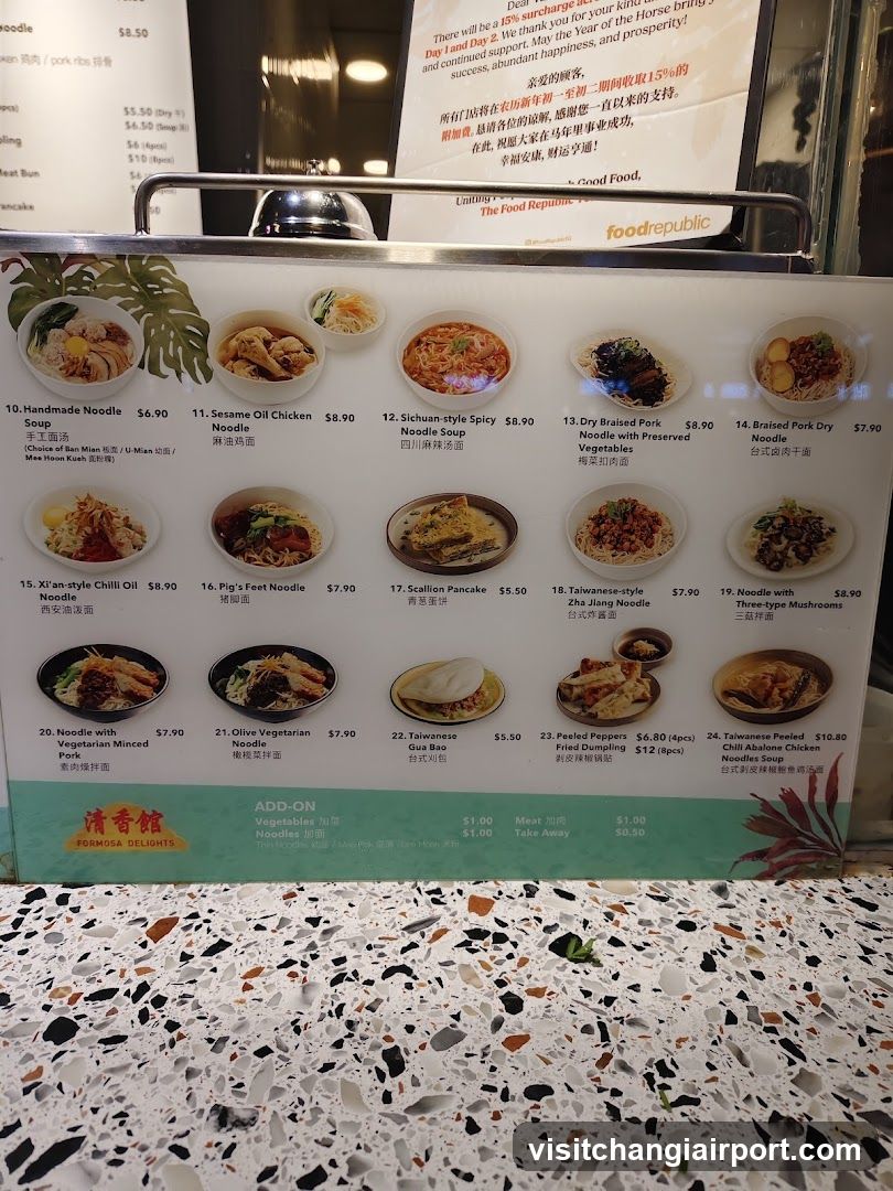 Noodle Menu Board