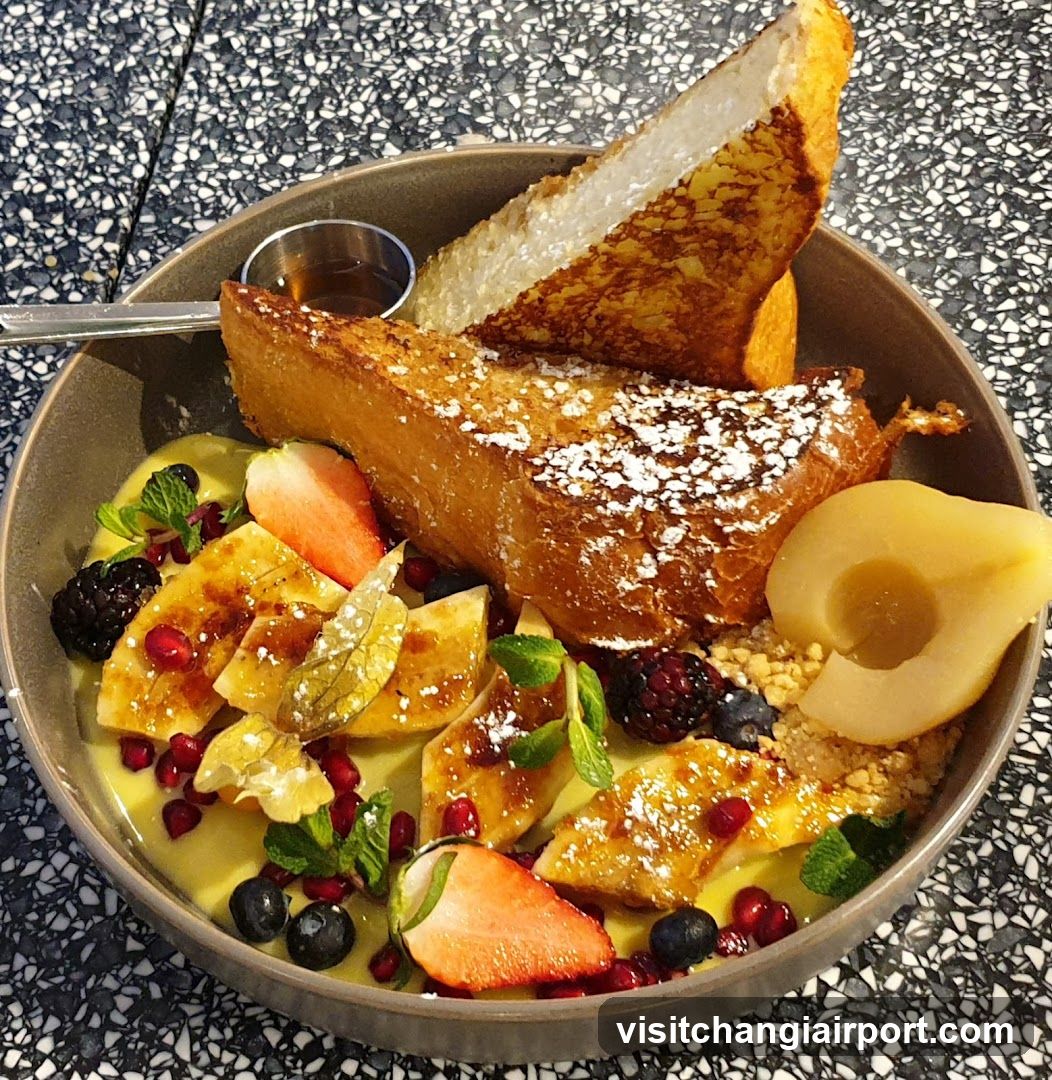 French Toast Bowl with Berries and Fruit
