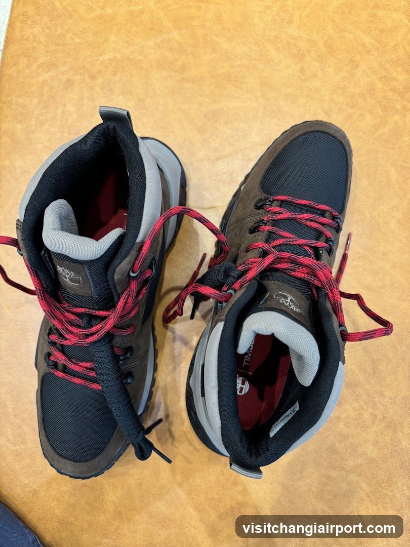 Hiking Boots Display