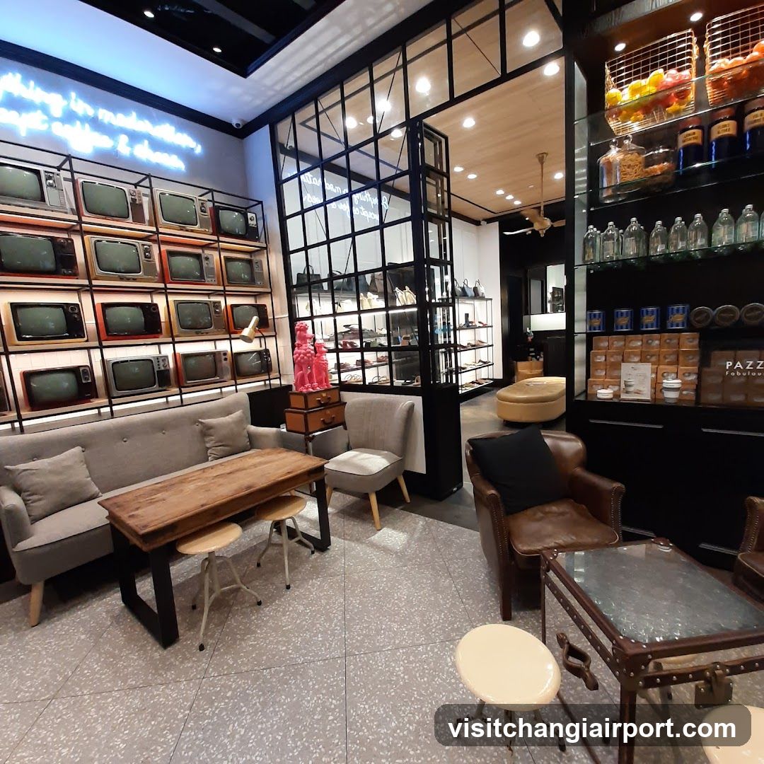 Interior of a modern shop or cafe