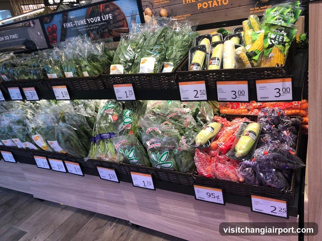Grocery Store Produce Section