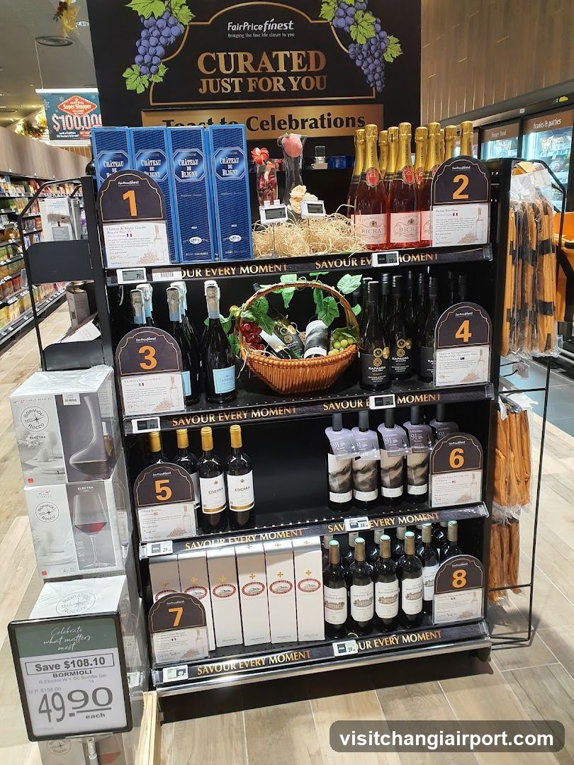Wine and Spirits Display
