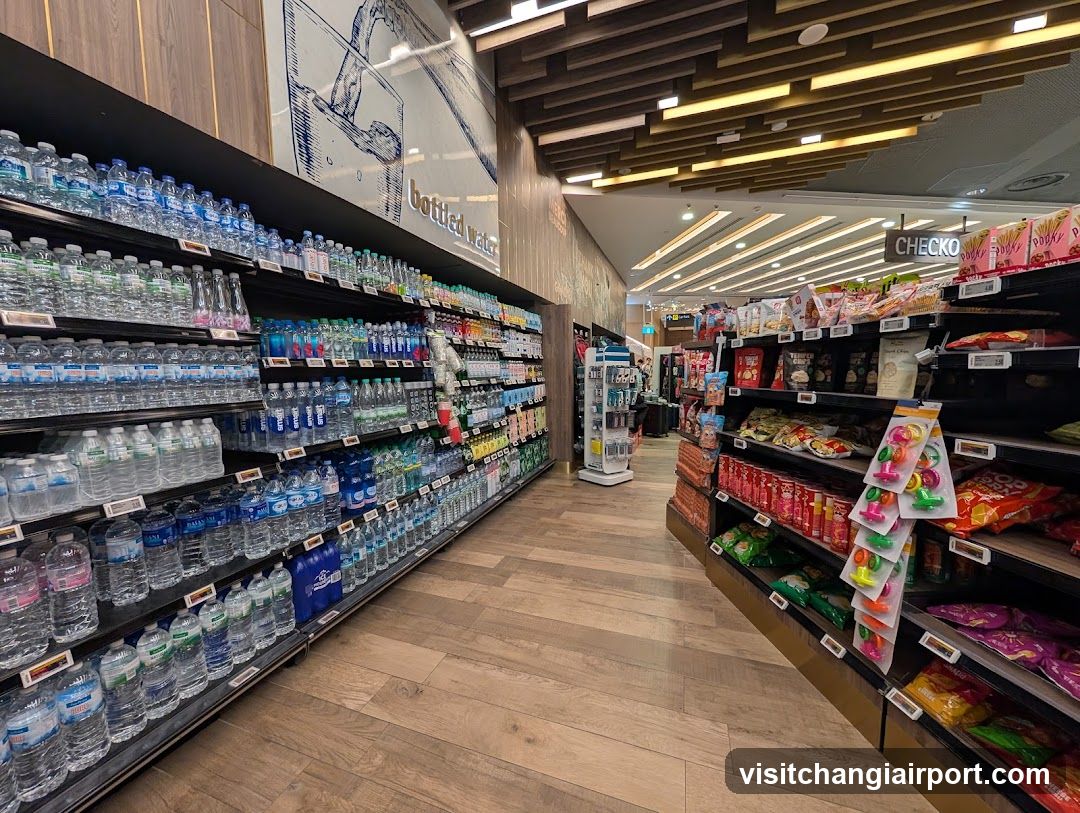 Grocery Store Interior Aisle