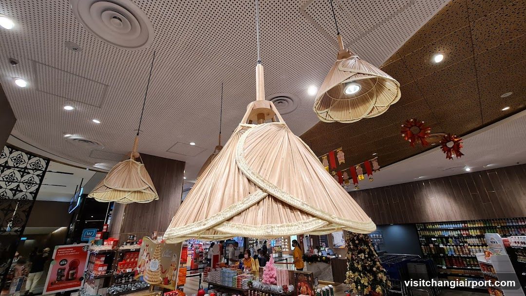 Interior of a shopping mall or supermarket