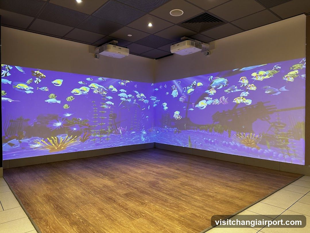 Immersive Aquarium Projection Room