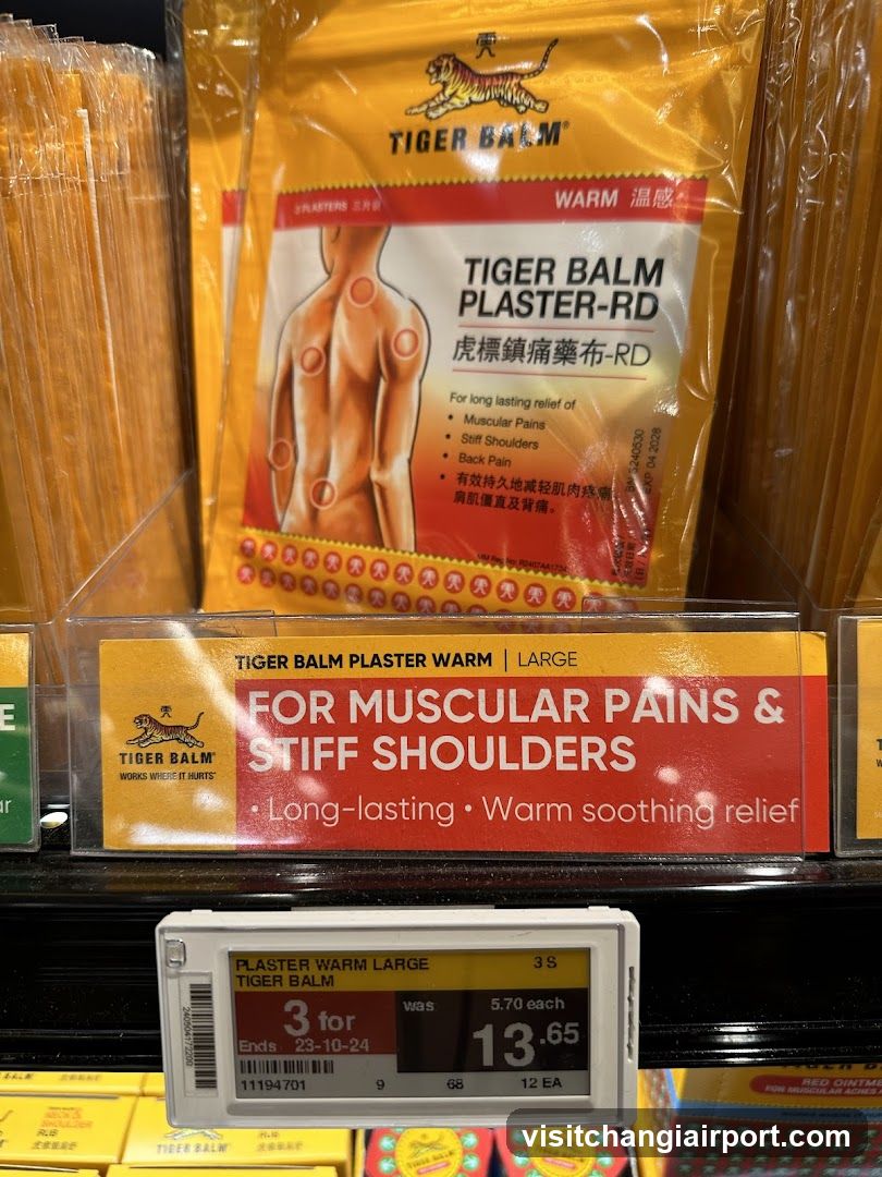 Tiger Balm Plaster-RD Display