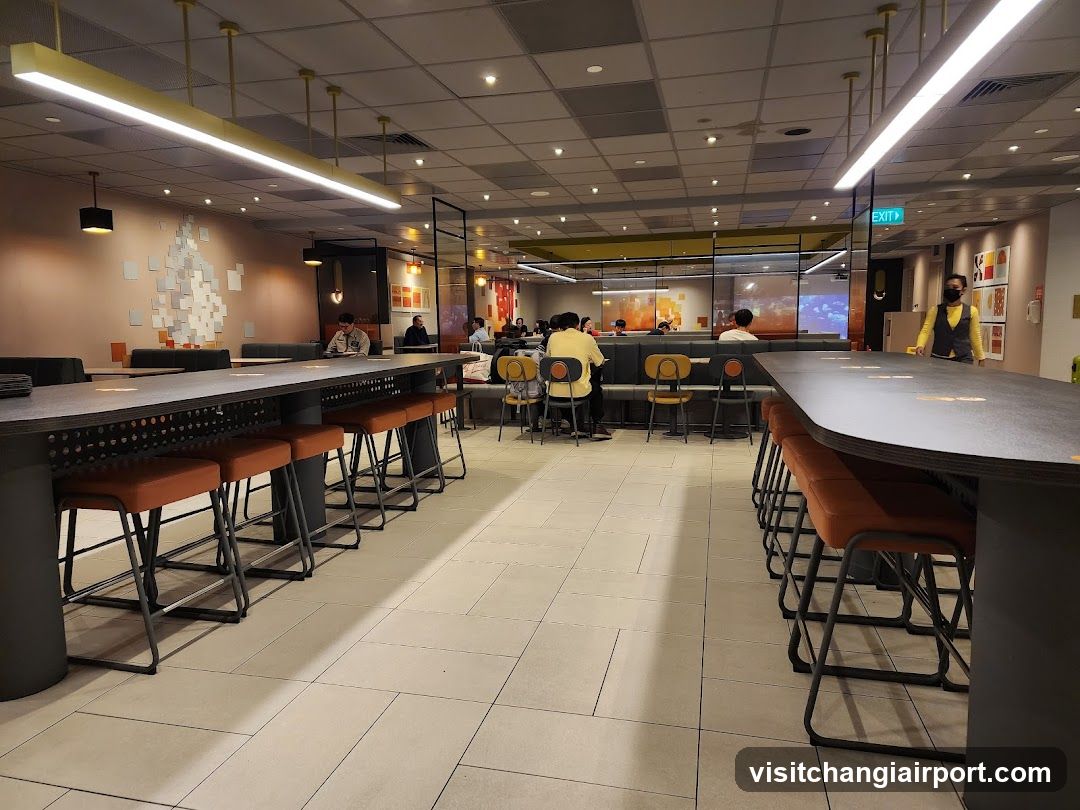Modern Cafeteria Interior