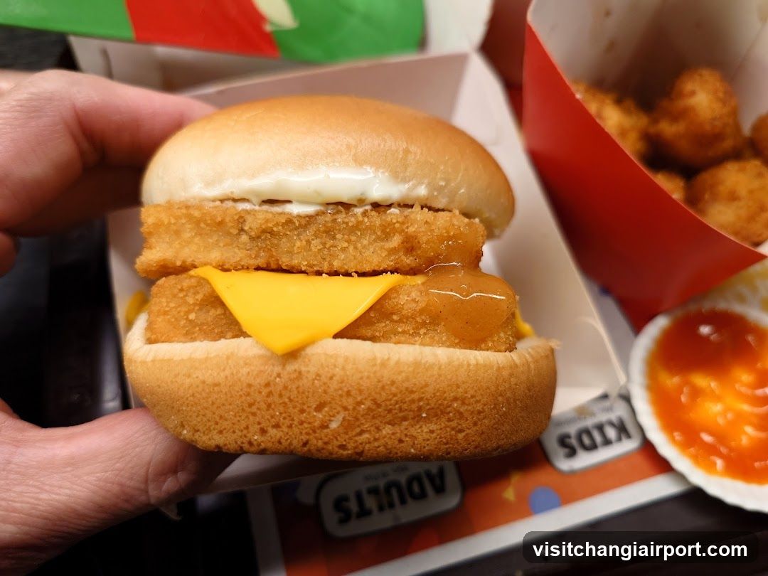 Burger with Cheese and Tacos