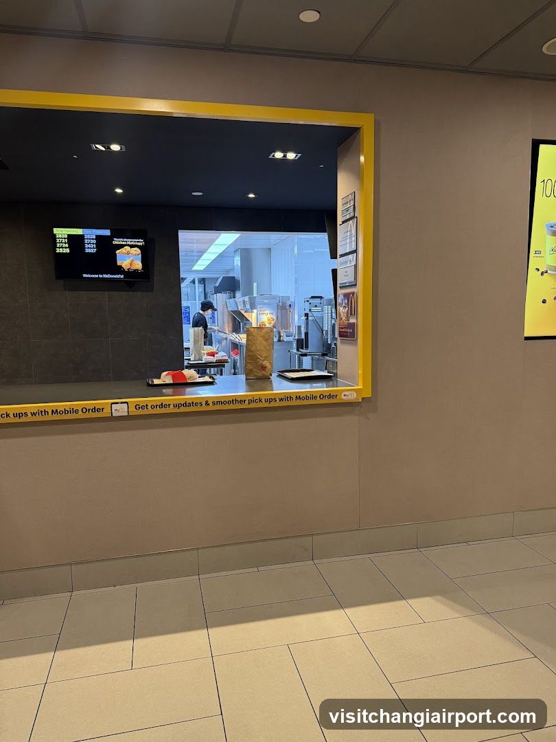 McDonald's Counter View