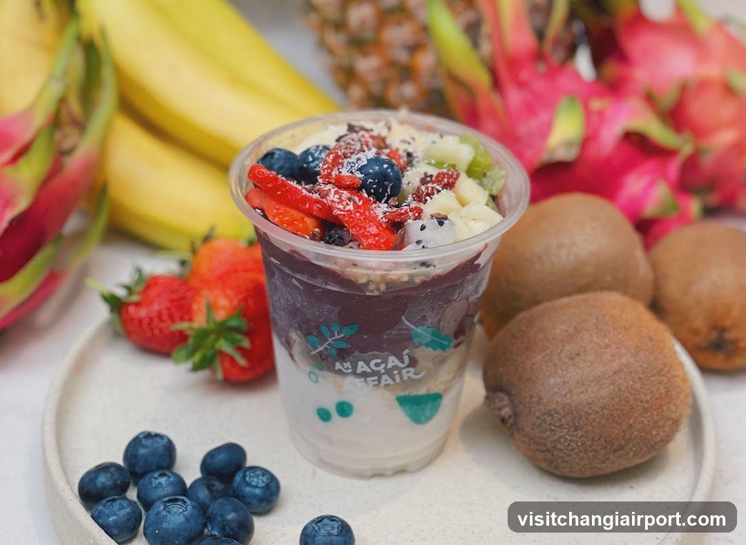 Fruit Smoothie Bowl with Fresh Fruits