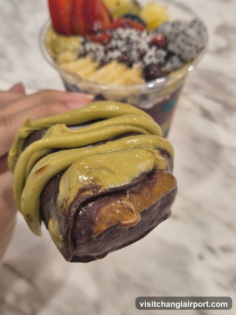 Matcha and Chocolate Dessert Display
