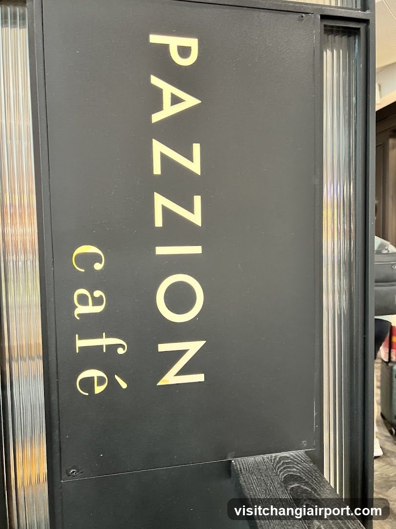 Pazzion Cafe Signage