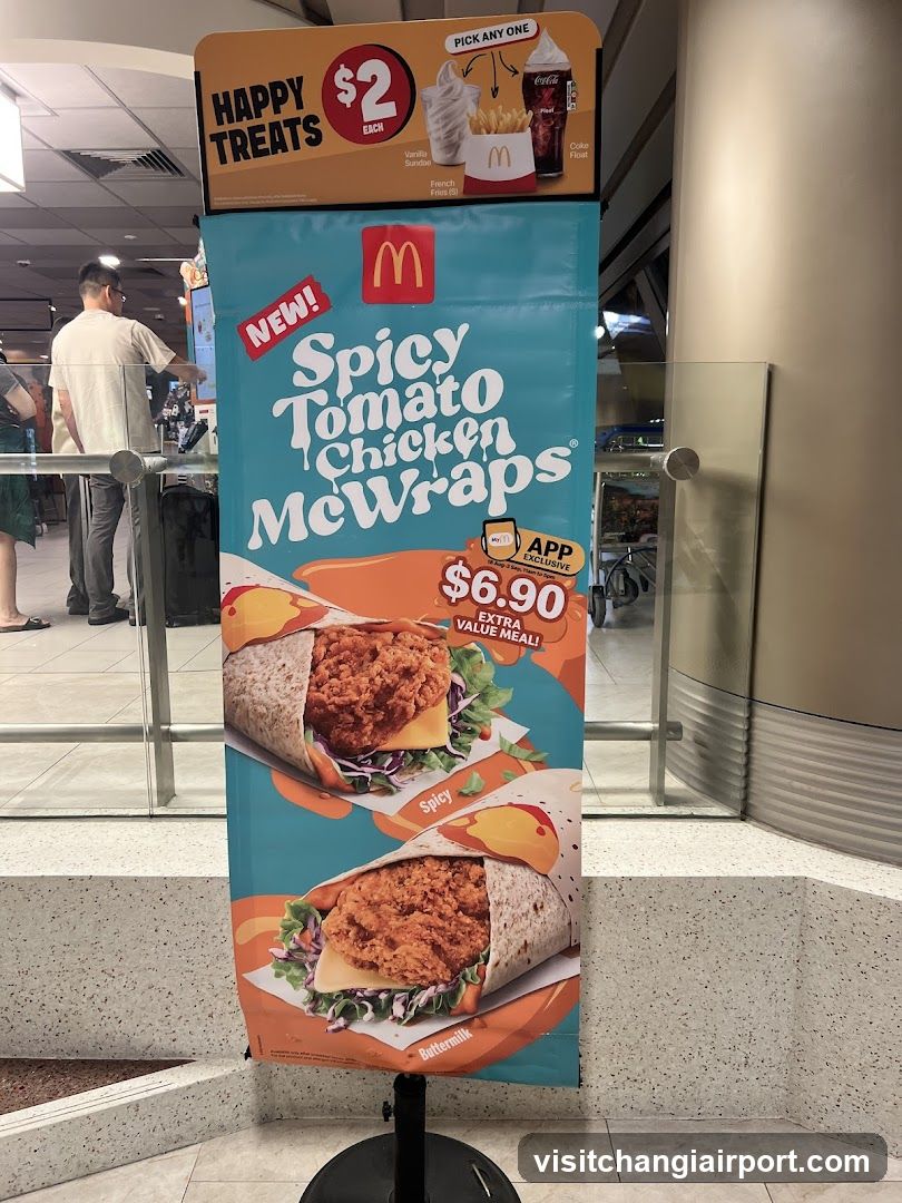 McDonald's Spicy Tomato Chicken McWraps Ad
