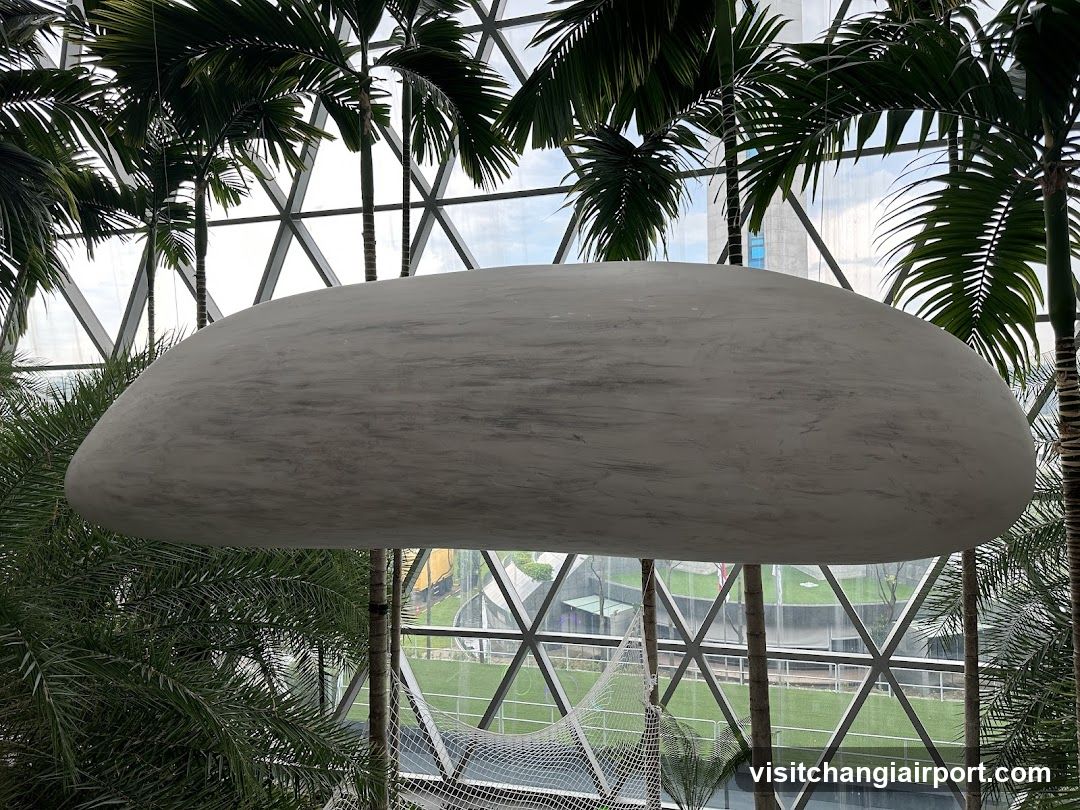 Suspended Sculpture in Tropical Interior