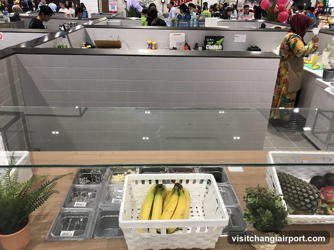 Food Market Interior Display