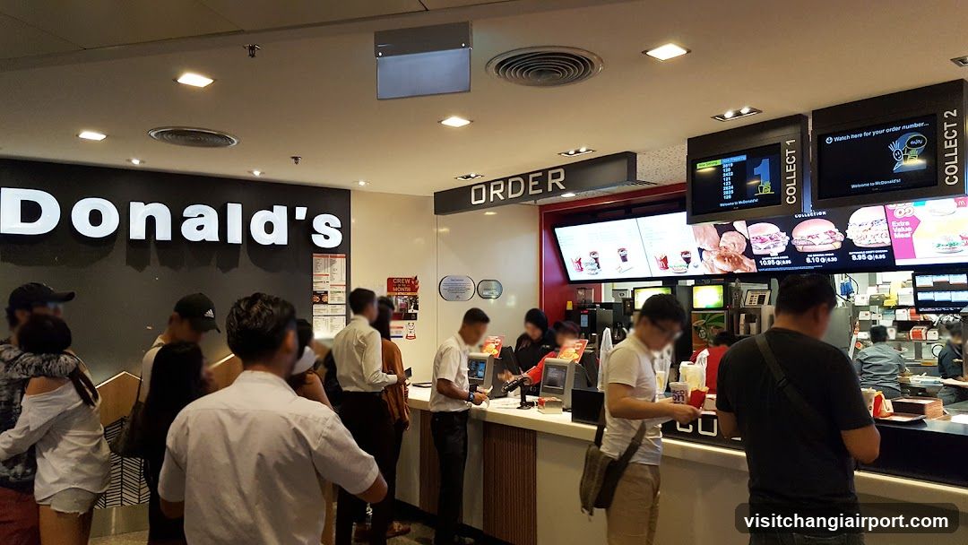 Crowded McDonald's Counter