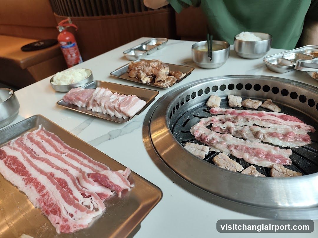 Korean BBQ Table Setting