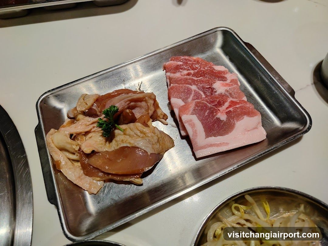 Raw Meat Platter at Hotpot Restaurant