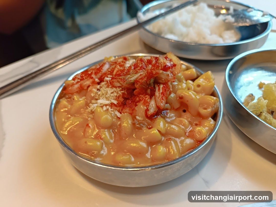 Korean-style Macaroni with Kimchi