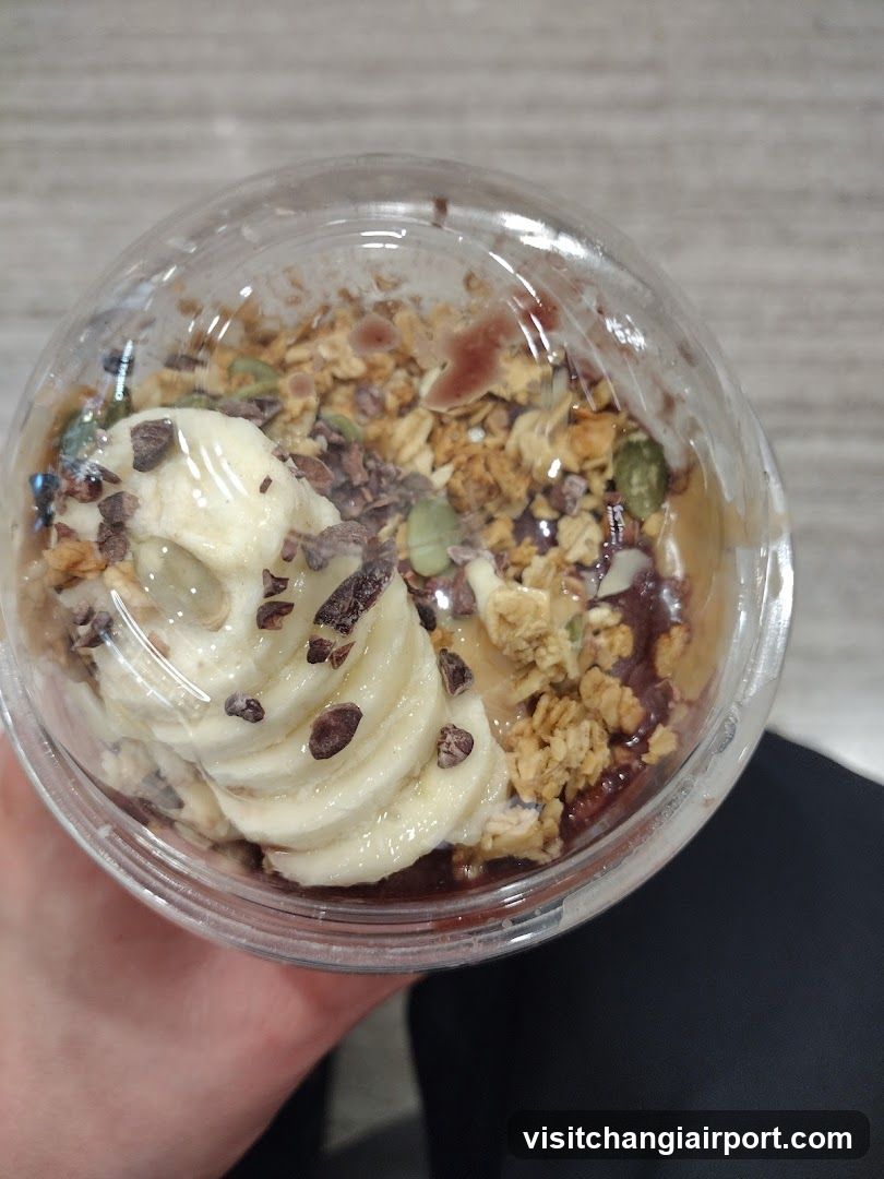 Acai Bowl with Granola and Banana