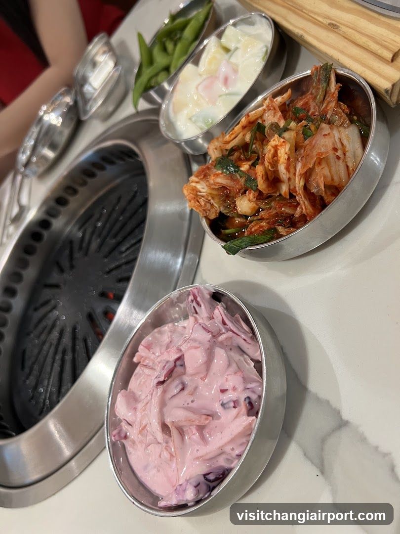 Korean BBQ Table Setting
