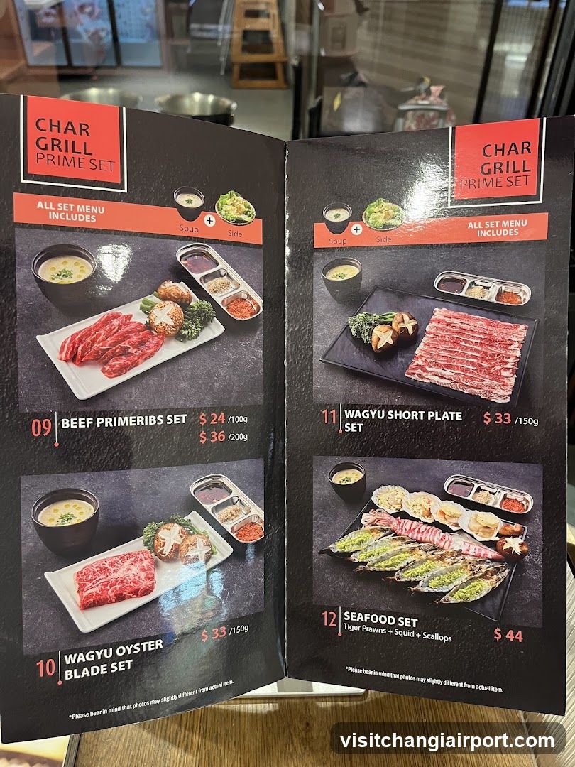 Char Grill Prime Set Menu