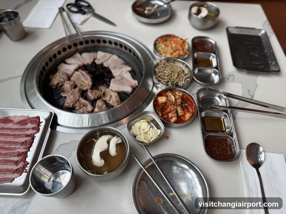 Korean BBQ Table Setting