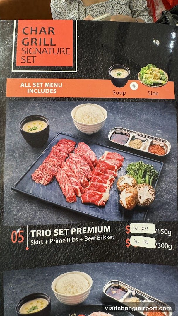 Char Grill Signature Set Menu
