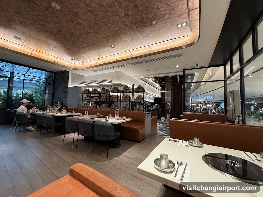 Restaurant Interior with Seating Area