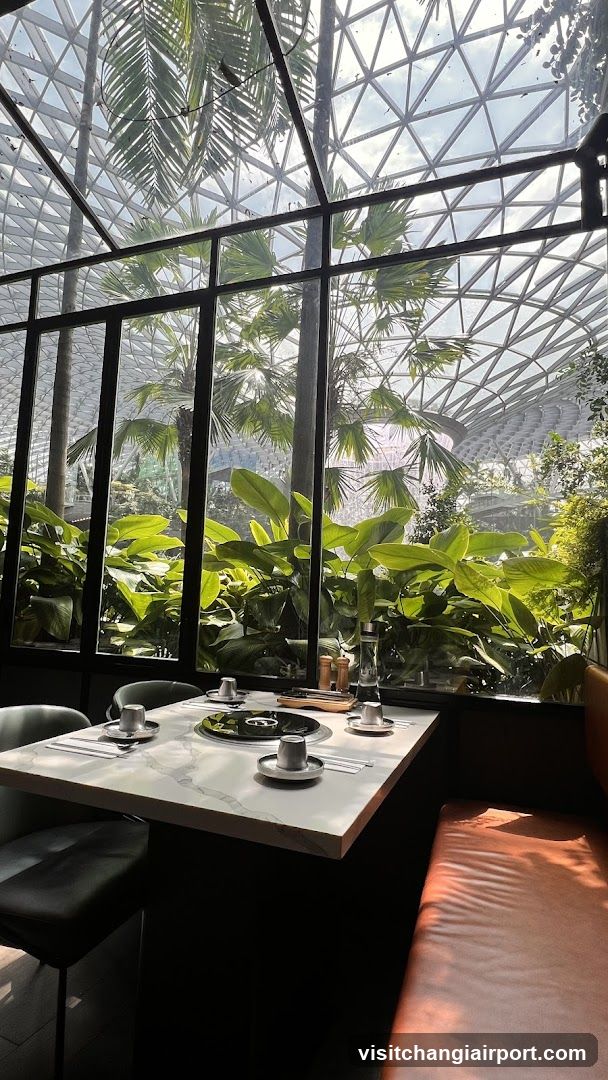 Dining Area with Tropical View