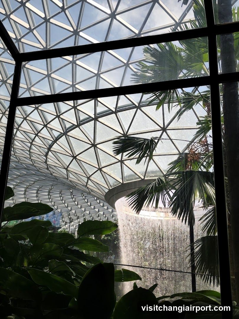 Indoor Waterfall View