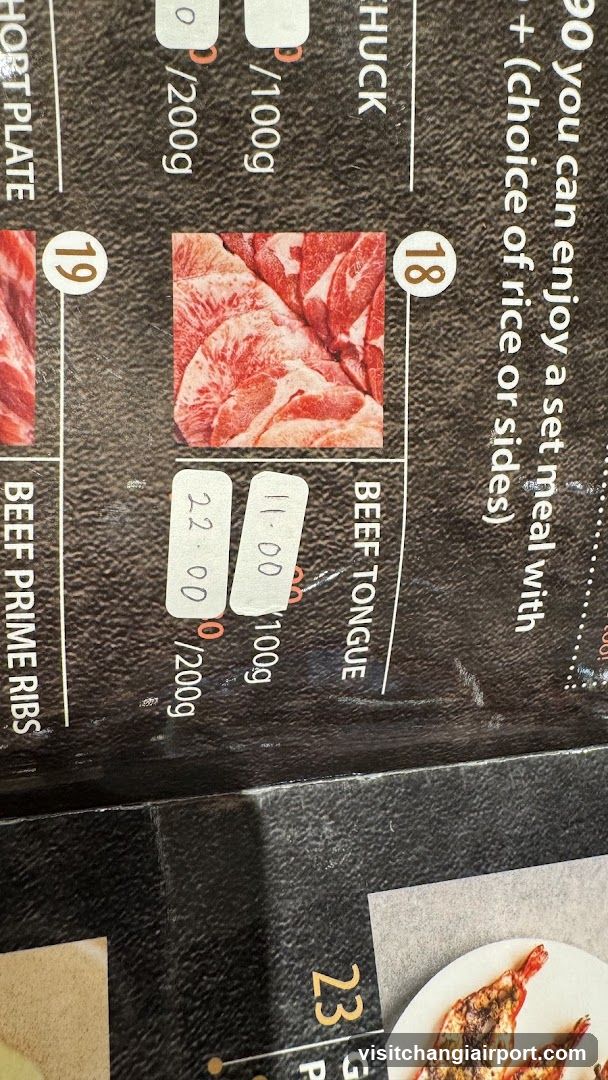 BBQ Menu Section