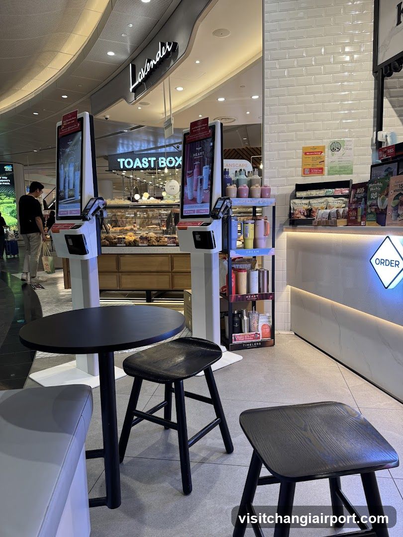 Lavender Toast Box Interior