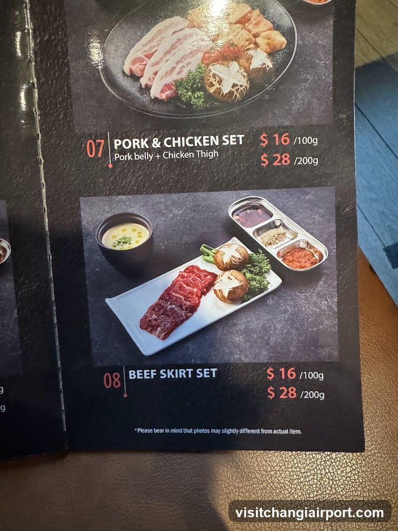 Hot Pot Menu Page