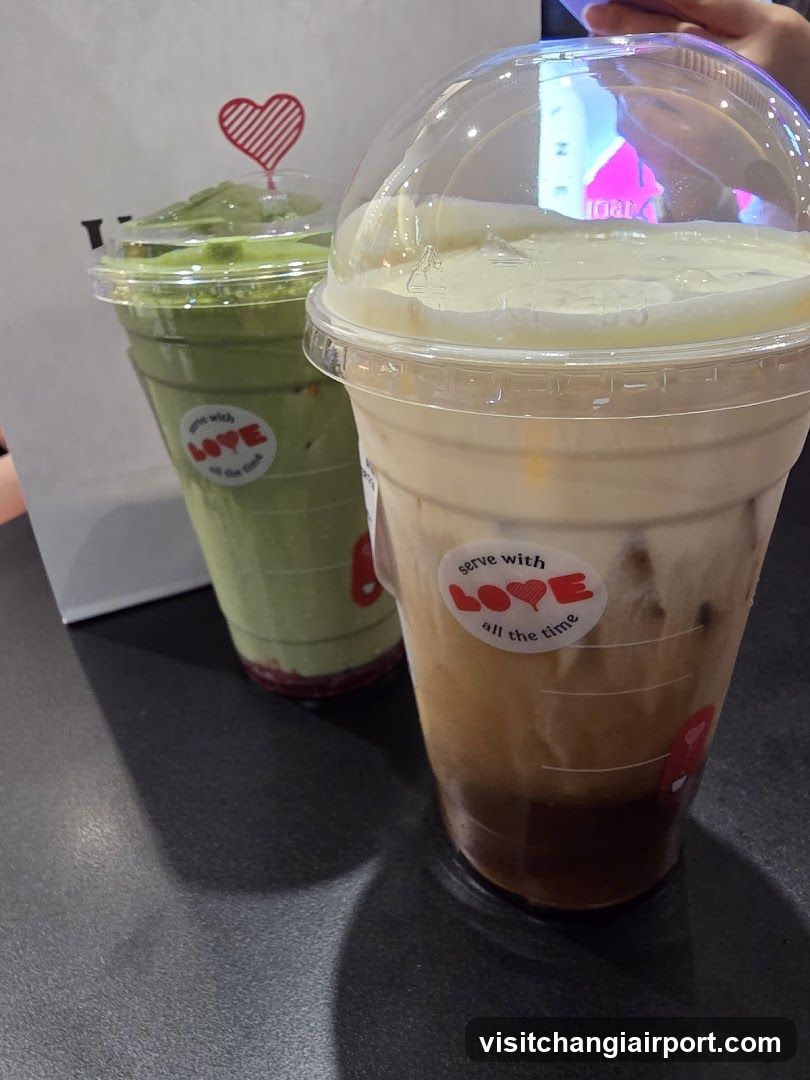Matcha and Iced Coffee Drinks