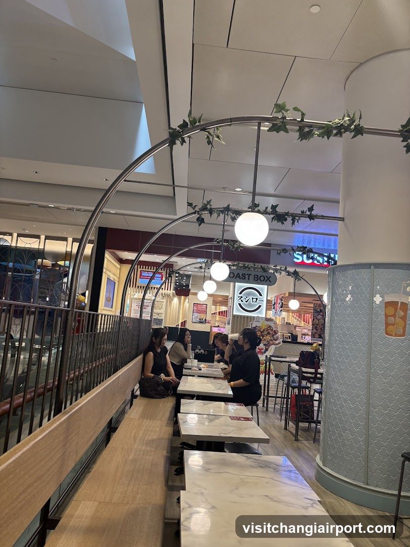 Dining Area with Arched Decorations