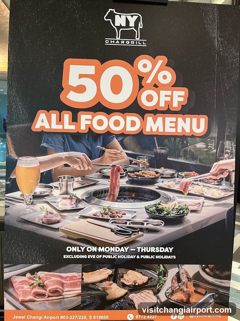 NY Chargrill Promotion Poster
