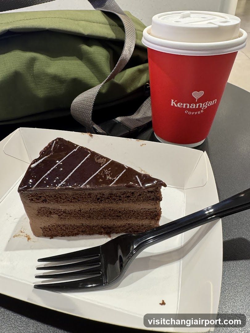 Chocolate Cake and Coffee