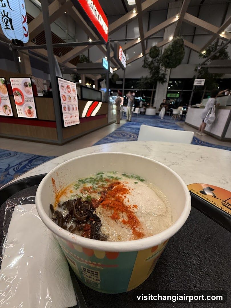 Ramen Bowl in Food Court