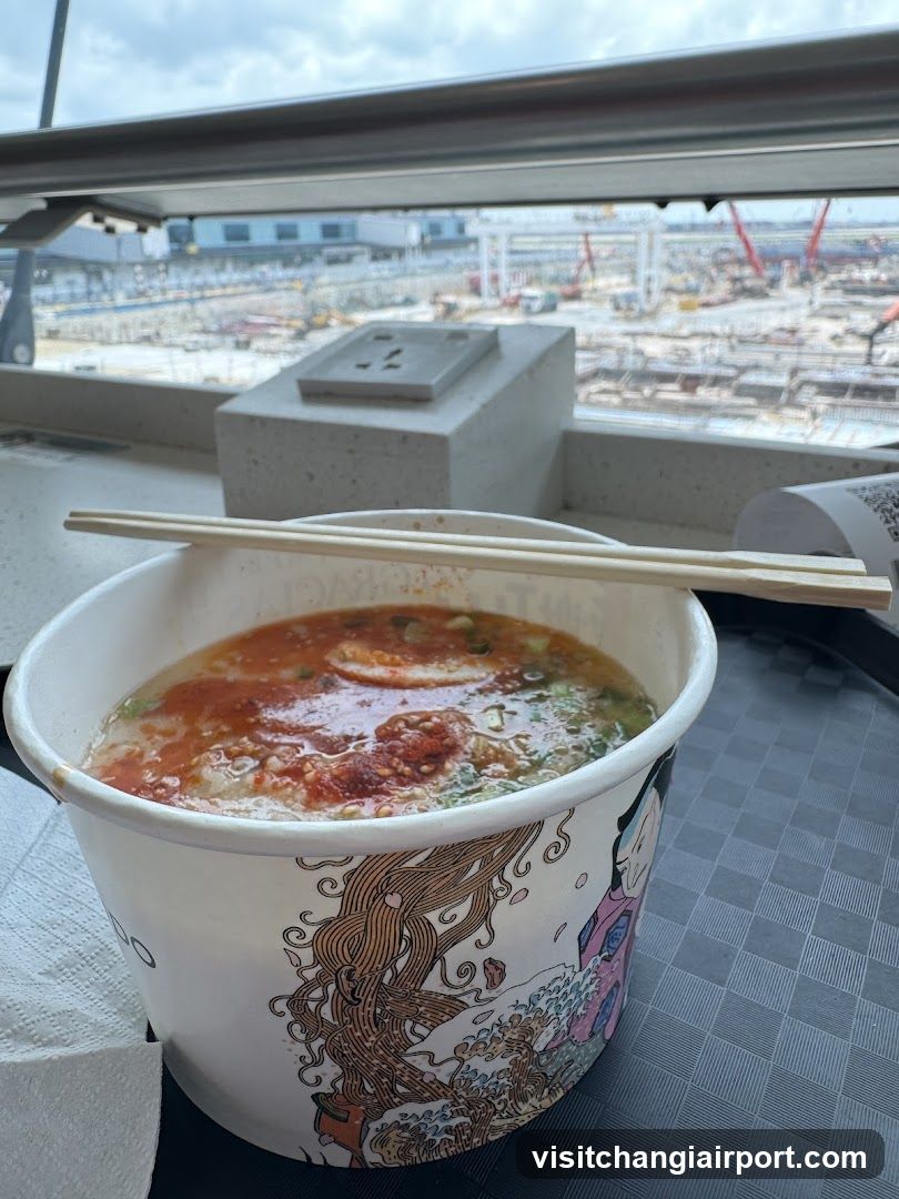 Ramen Bowl with City View