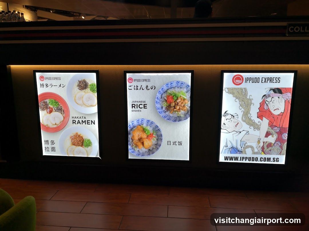 Ippudo Express Menu Display