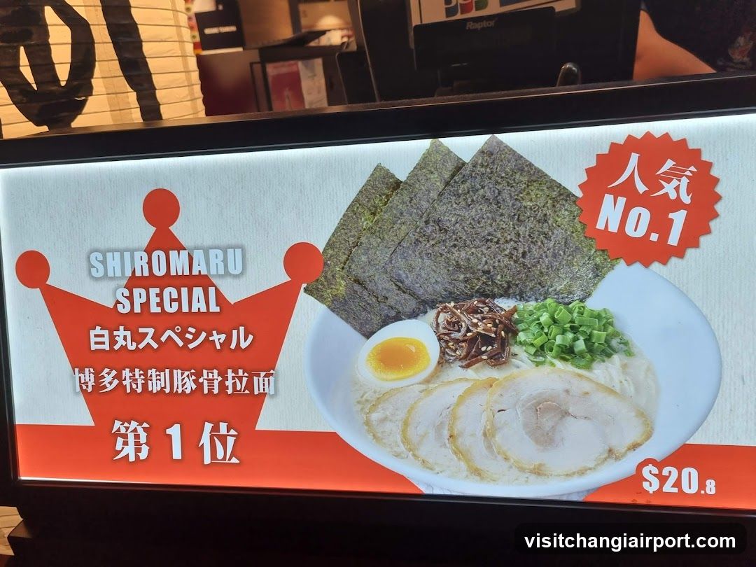 Shiromaru Special Ramen Display