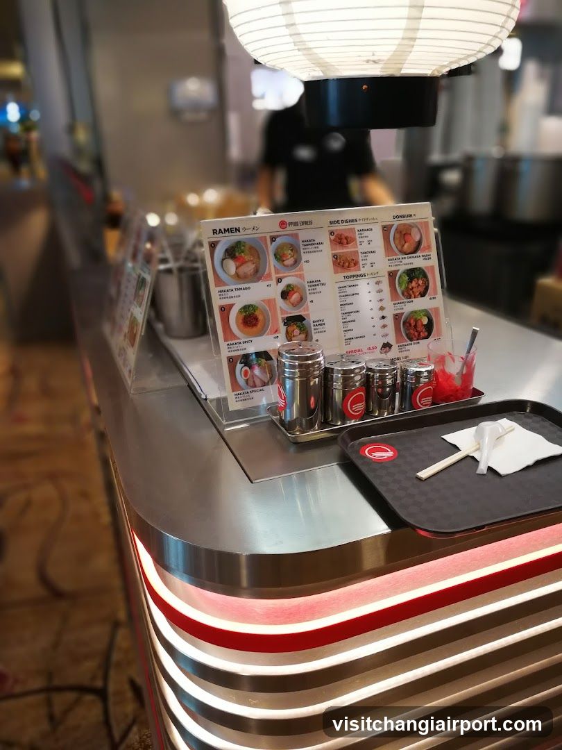Ramen Counter Display