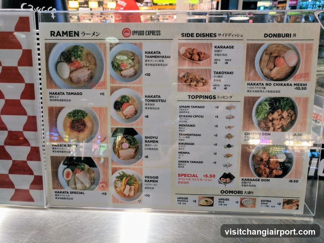 Ippudo Express Menu Board