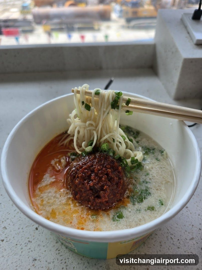 Bowl of Ramen with Meatball